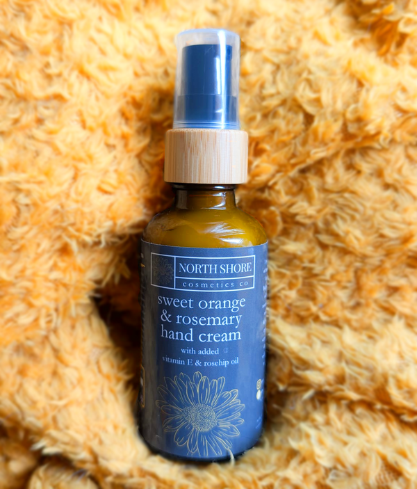 Rosemary & Sweet Orange Hand Cream with Vitamin E & Rosehip